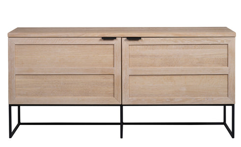 EVERETT Oak Sideboard 160CM – Whitewashed Oak – 1