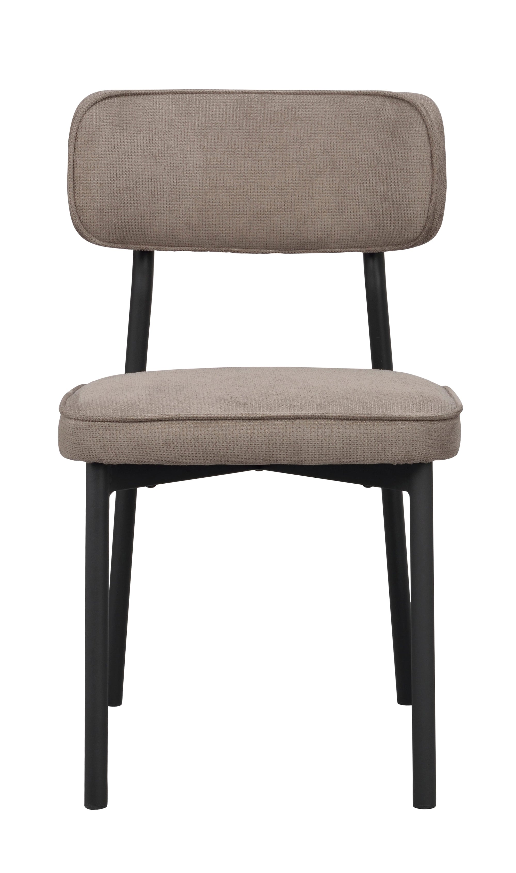 PAISLEY Set of 2 Chairs – Brown/Black – 1
