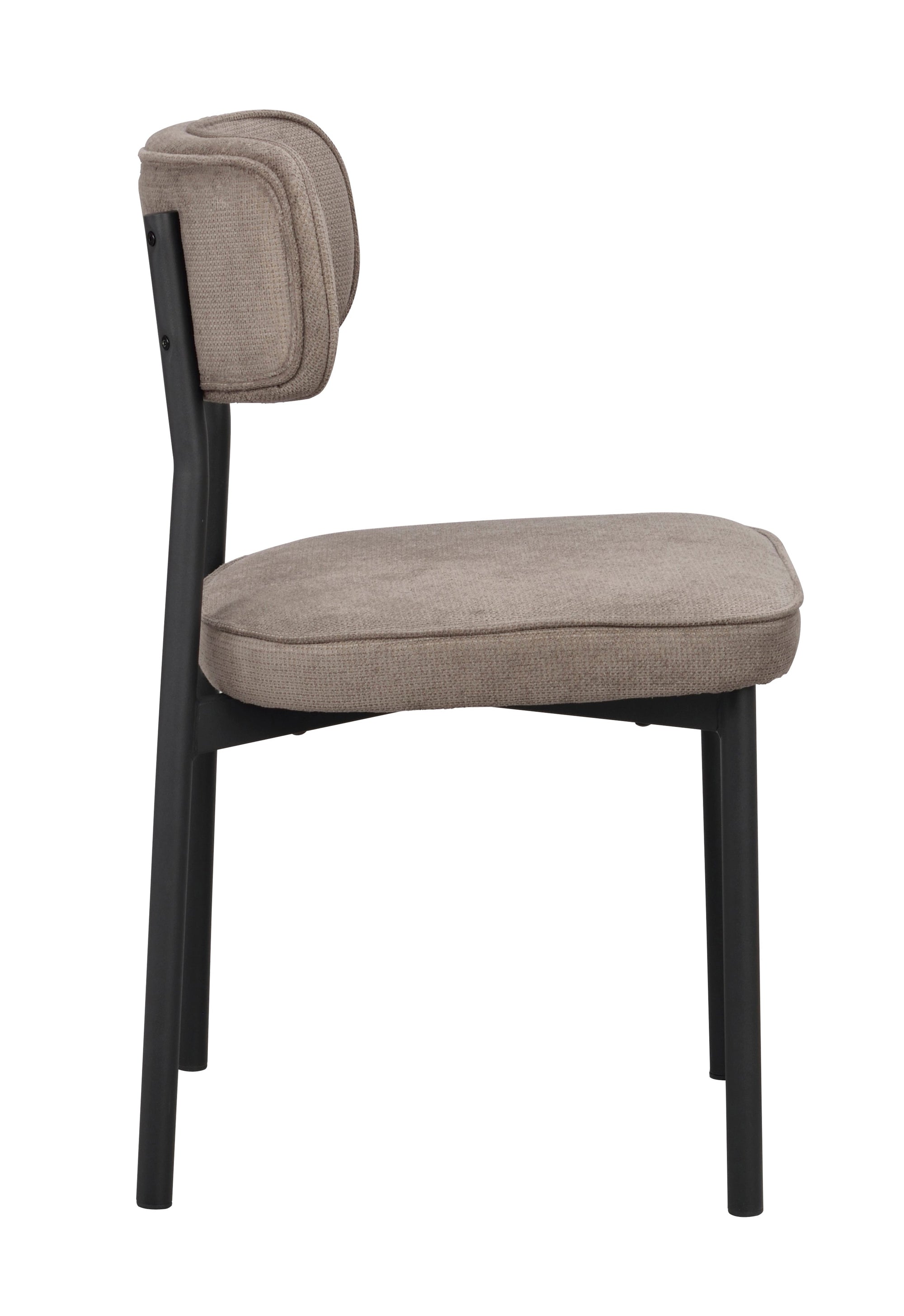 PAISLEY Set of 2 Chairs – Brown/Black – 5