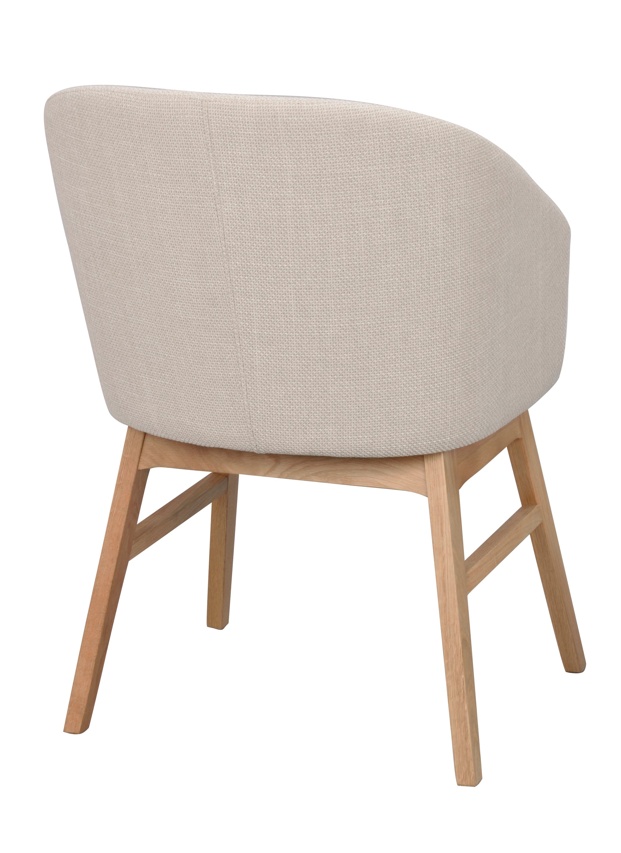 Windham Dining Armchair (Set of 2) – Beige / Oak – 5