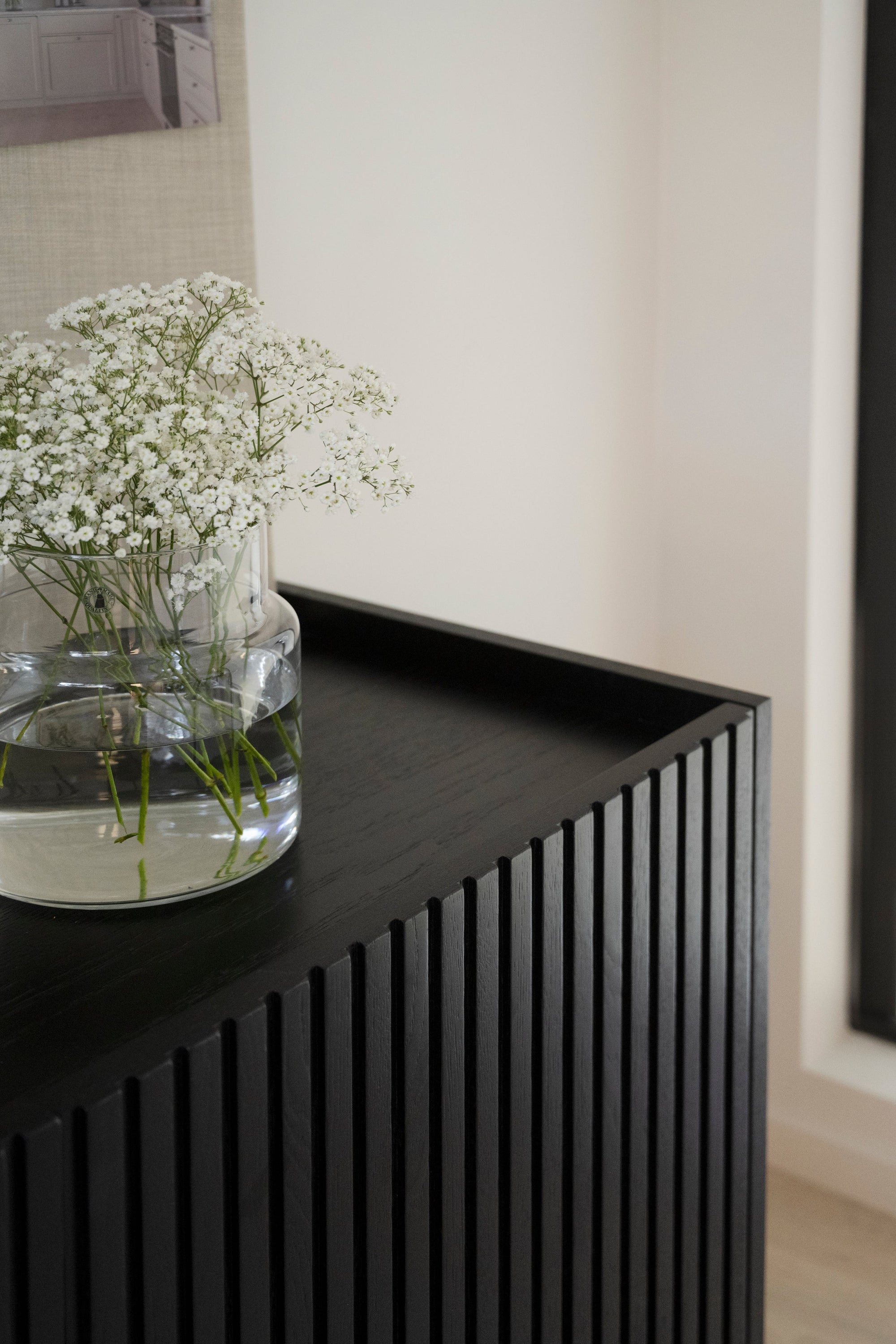 HALIFAX Sideboard 160 CM – Black/Black Legs – 4