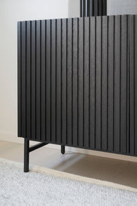 HALIFAX Sideboard 160 CM – Black/Black Legs – 5