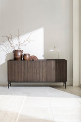 HALIFAX Sideboard 160 CM – Brown/Black Legs – 2