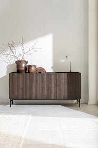 HALIFAX Sideboard 160 CM – Brown/Black Legs – 2