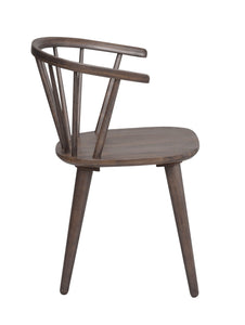 CARMEN Set of 2 Chairs – 2 Brown Chairs – 7