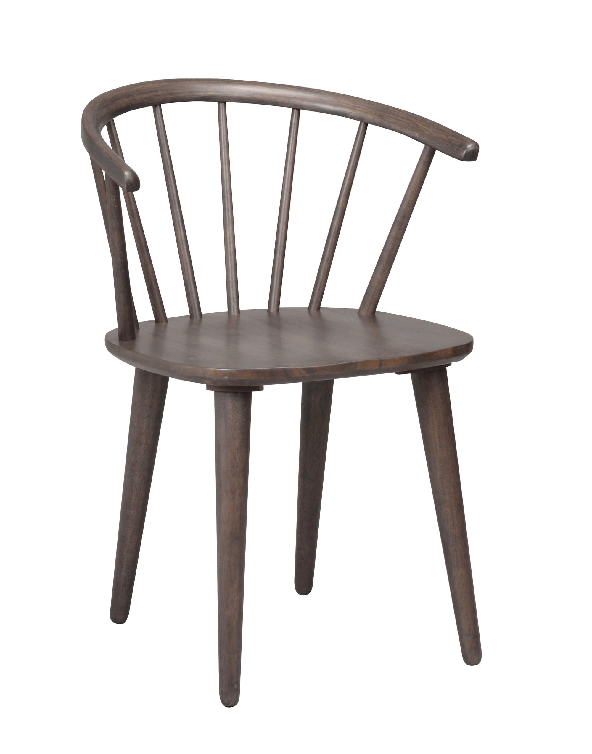 CARMEN Set of 2 Chairs – 2 Brown Chairs – 1