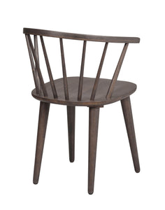 CARMEN Set of 2 Chairs – 2 Brown Chairs – 8