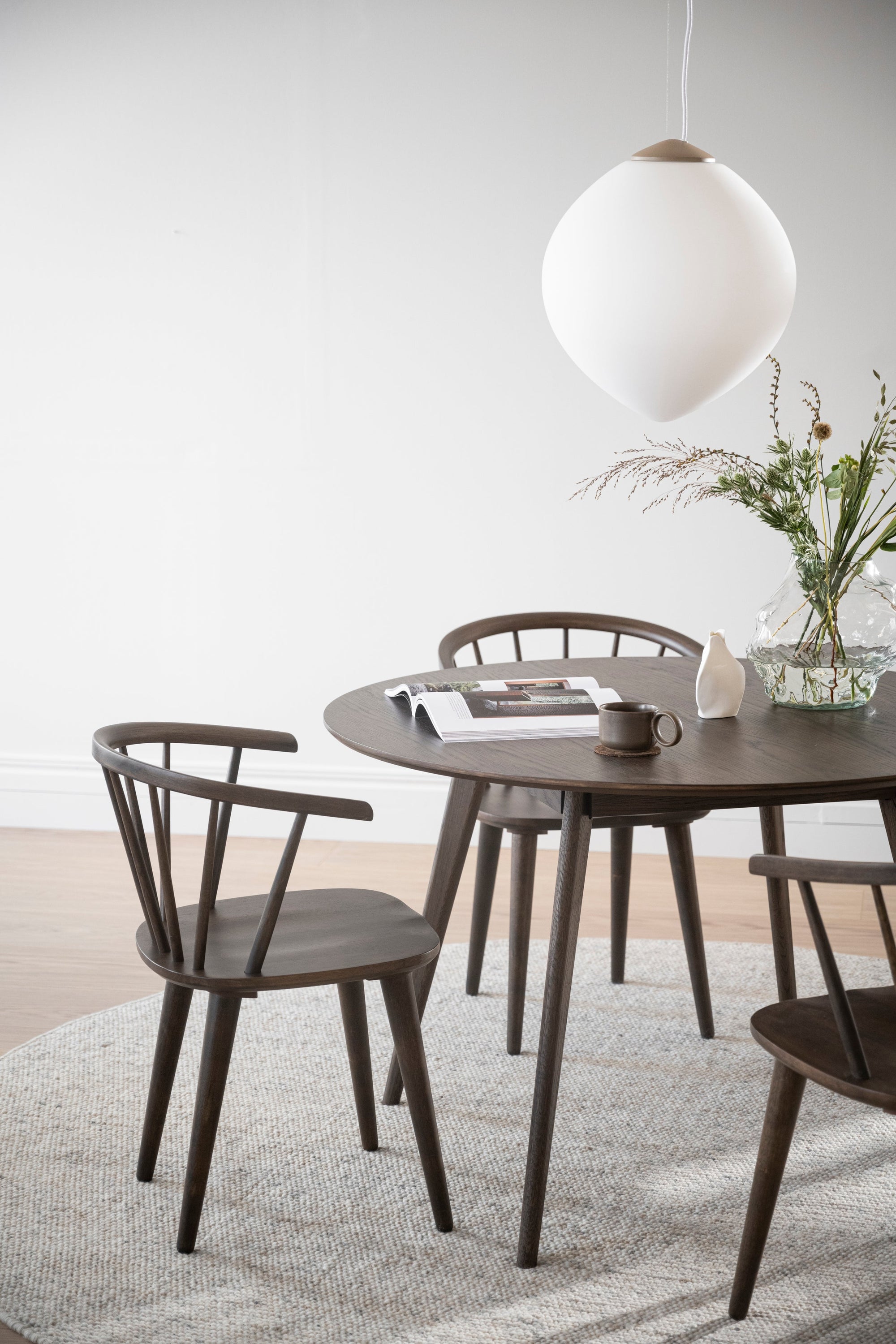 CARMEN Set of 2 Chairs – 2 Brown Chairs – 2