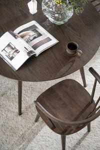 CARMEN Set of 2 Chairs – 2 Brown Chairs – 3