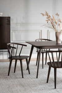 CARMEN Set of 2 Chairs – 2 Brown Chairs – 5