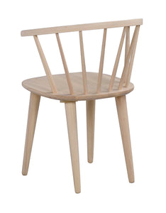 CARMEN Set of 2 Chairs – 2 Whitewashed Oak Chairs – 7
