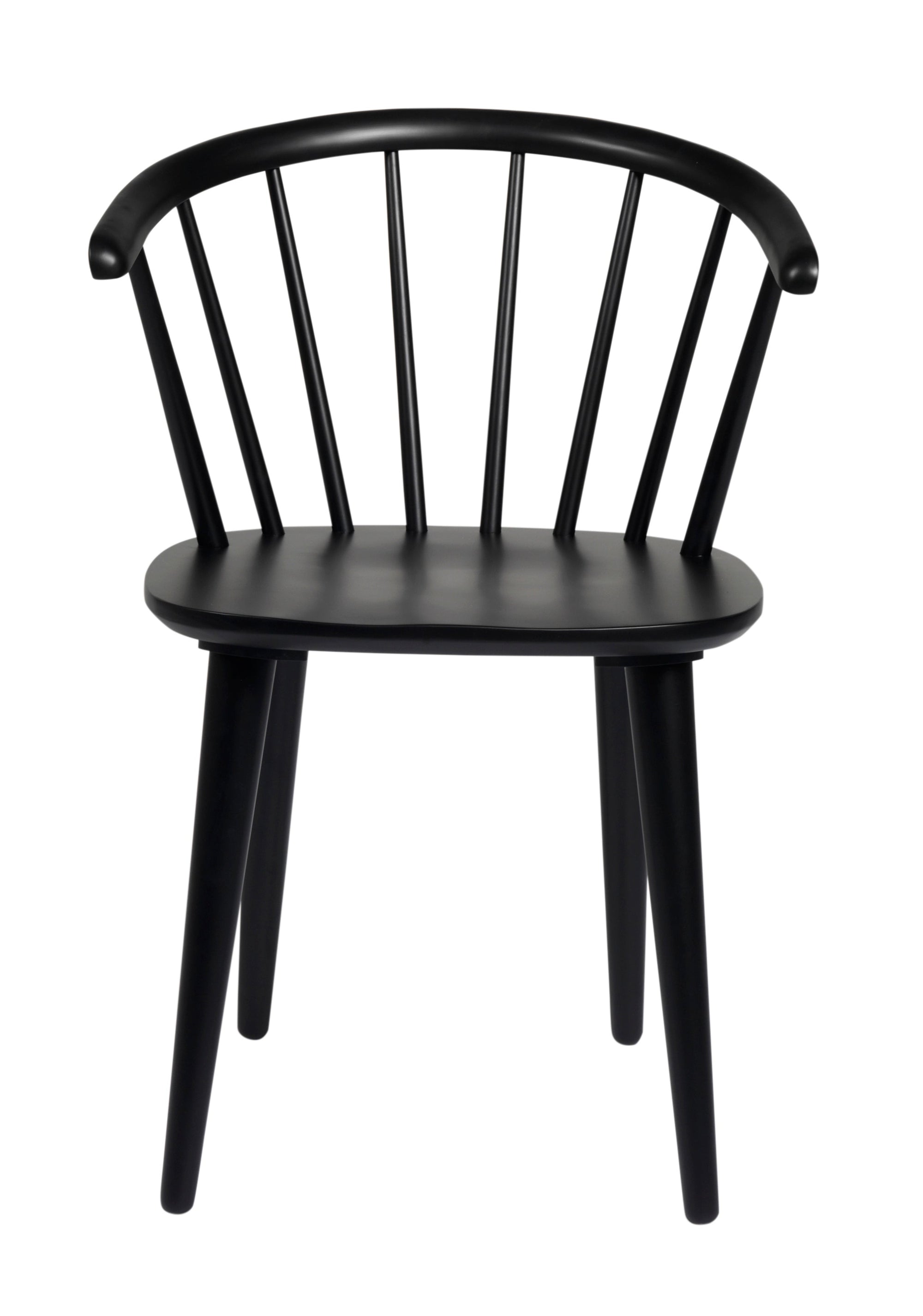 CARMEN Set of 2 Chairs – 2 Black Chairs – 5