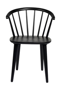CARMEN Set of 2 Chairs – 2 Black Chairs – 5