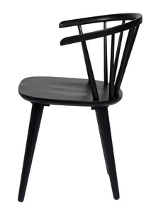 CARMEN Set of 2 Chairs – 2 Black Chairs – 6