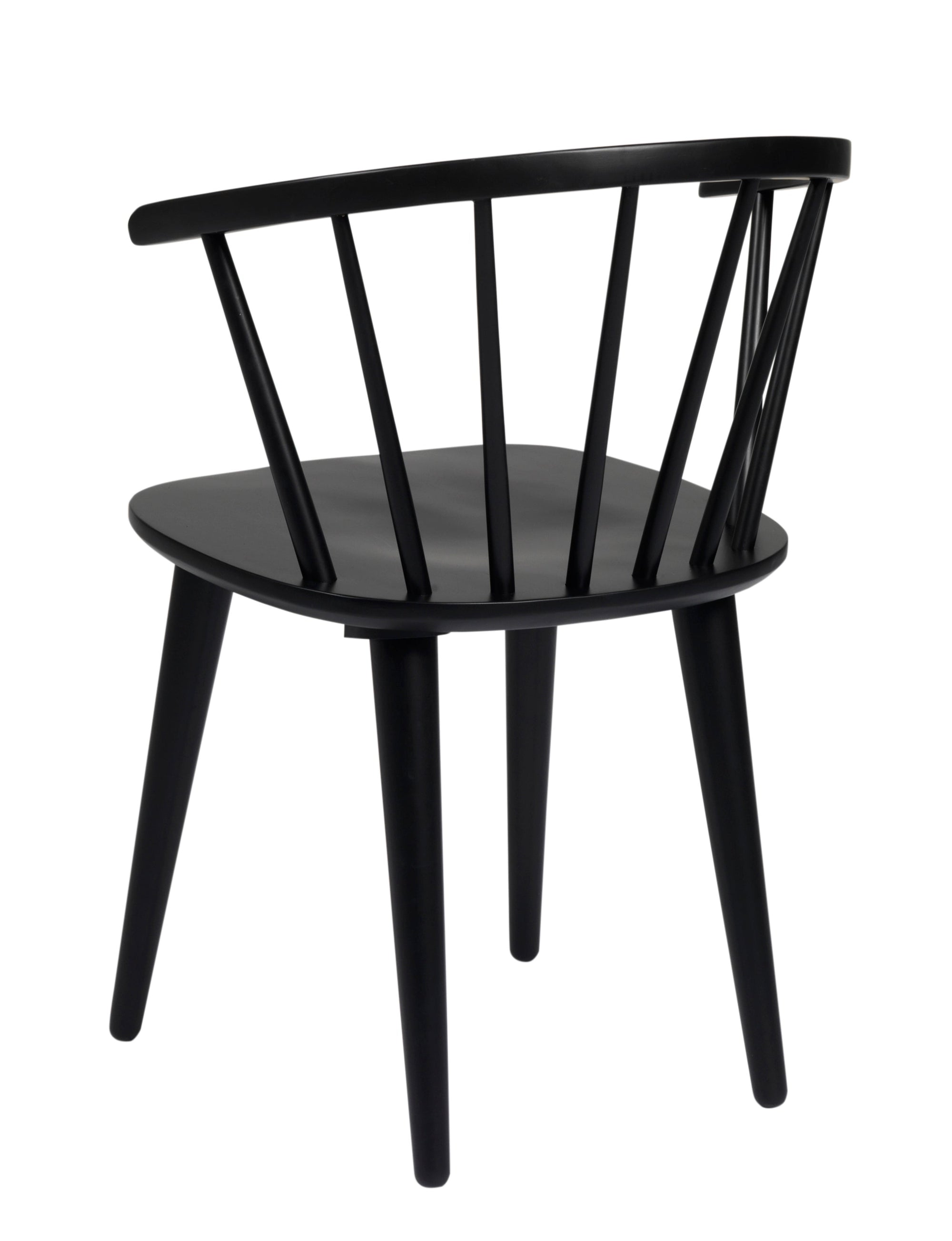 CARMEN Set of 2 Chairs – 2 Black Chairs – 7