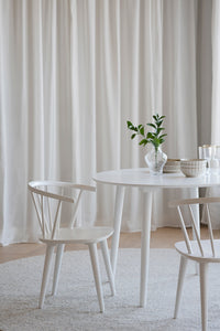 CARMEN Set of 2 Chairs – 2 White Chairs – 5