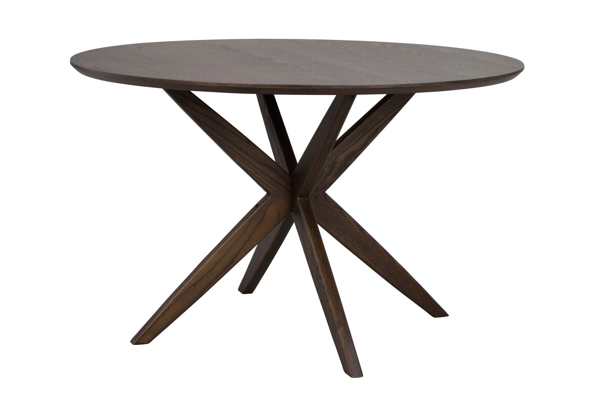 CALVERTON Round Brown Table Ø120 CM – Default Title – 1