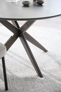 CALVERTON Round Brown Table Ø120 CM – Default Title – 7