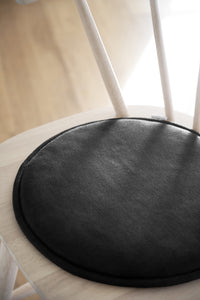 Fulton Round Seat Cushion Ø38 cm – Black – 3
