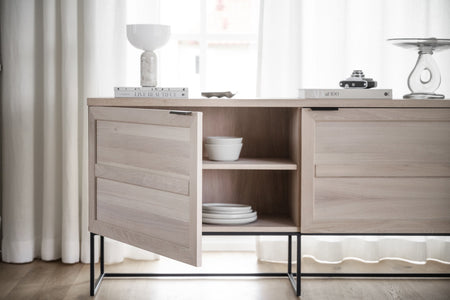 EVERETT Oak Sideboard 160CM – Whitewashed Oak – 3