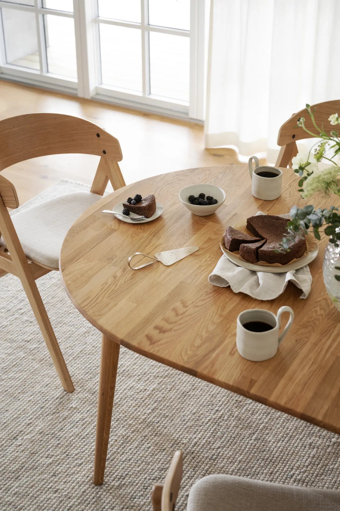 TYLER Ovaler Ausziehtisch aus Eiche 170/210/250CM