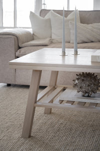 BROOKLYN Coffee Table 130CM – Whitewashed solid whitewashed – 2