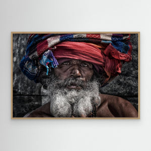 Man at the Pashupatinath Temple - Kathmandu by Joxe Inazio Kuesta Garmendia