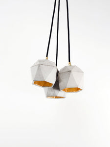 [T2] Concrete Bundle Pendant Light, D40Studio- D40Studio