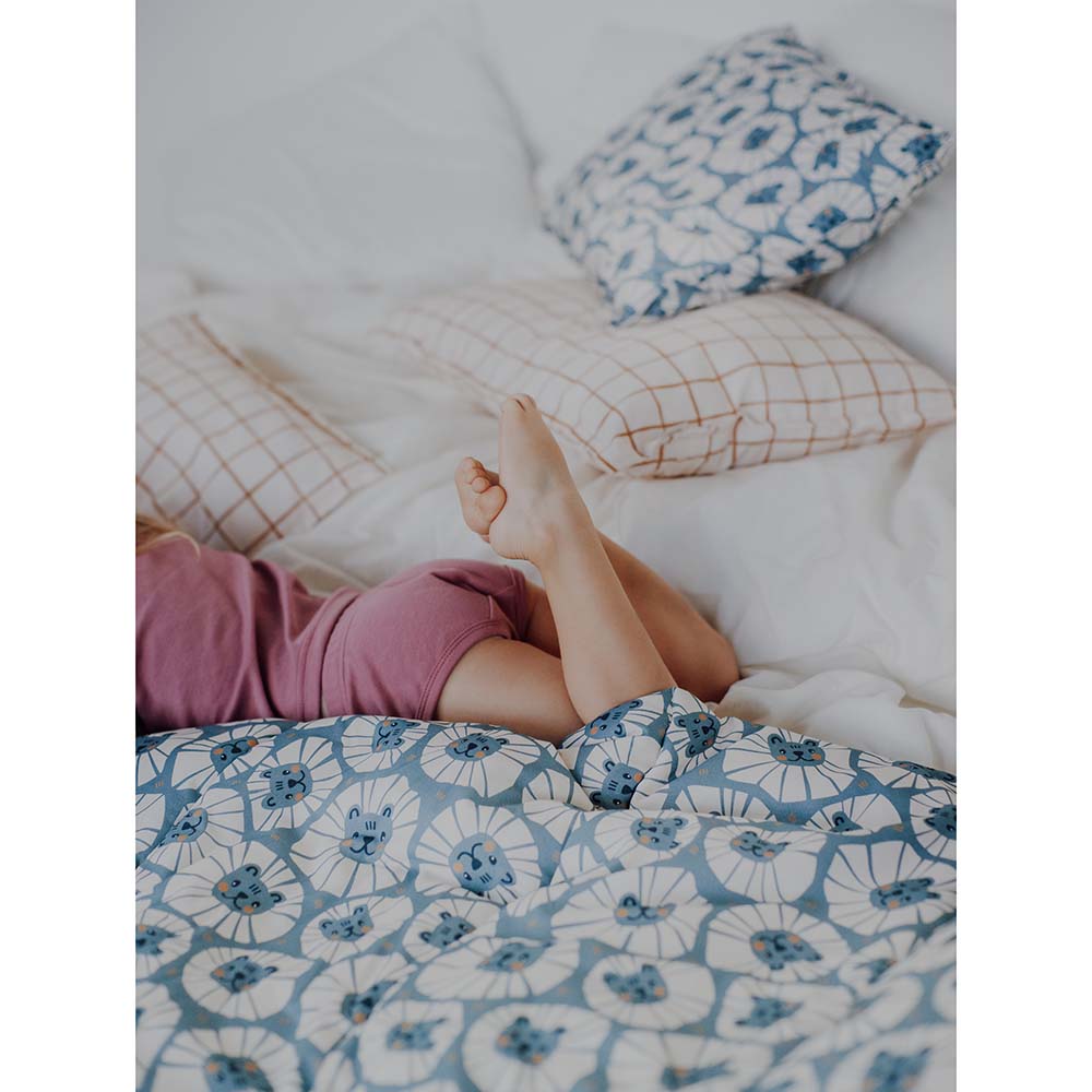 Denim Lions Bedding Set with Filling by Malomi Kids