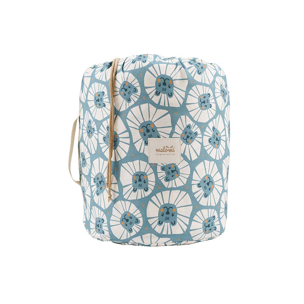 Denim Lions Sleeping Bag with Pillow by Malomi Kids