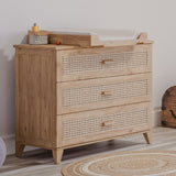 NAMI BOIS Kommode – Natur / Rattan