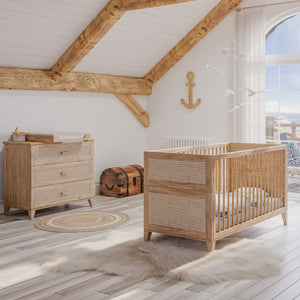 NAMI BOIS Evolutive Bed 70X140 - From Crib to Sofa to Junior Bed