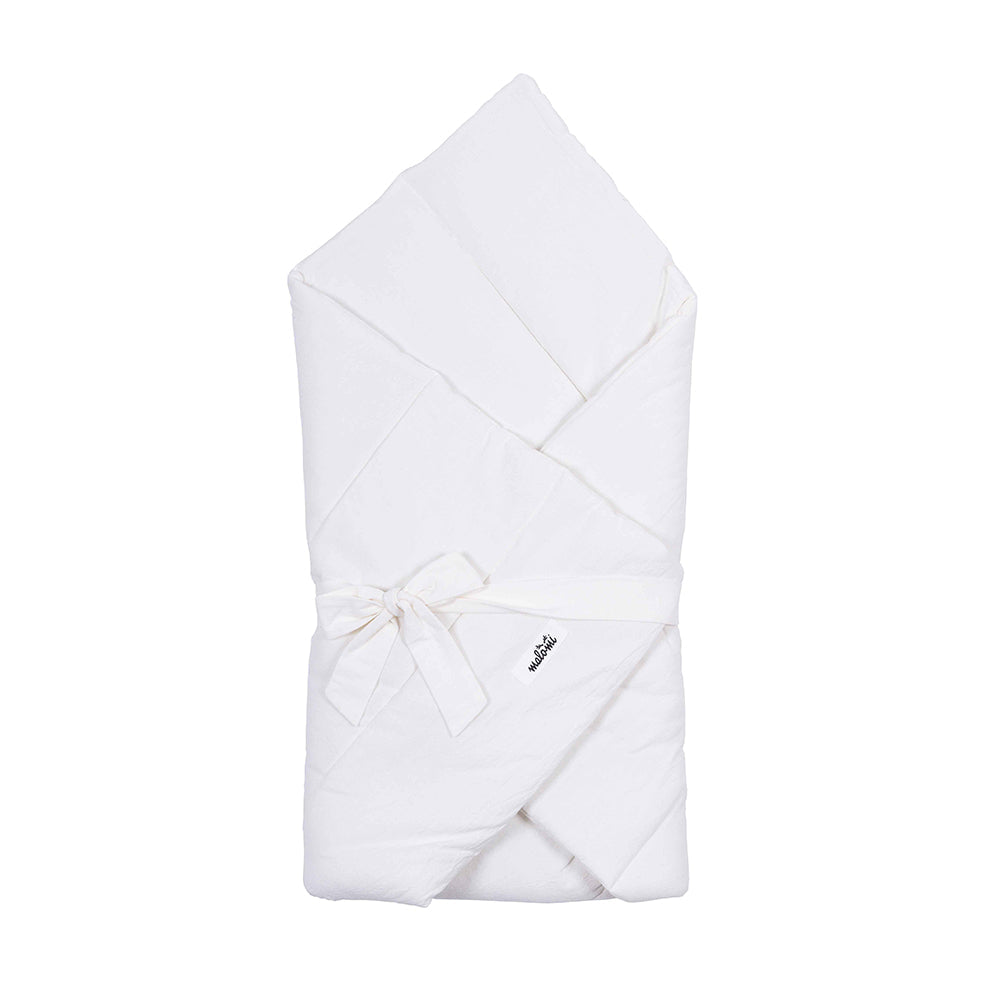 Washed Cotton Baby Swaddle Quilt by Malomi Kids