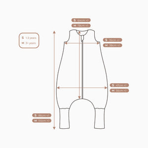 Blush Daisies Sleeping Bag with Legs by Malomi Kids