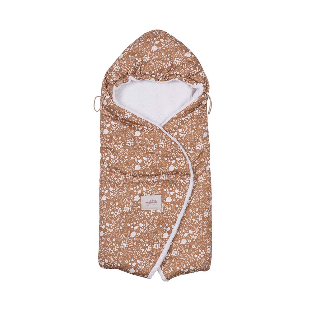 Organic Cotton Car Seat Swaddle by Malomi Kids
