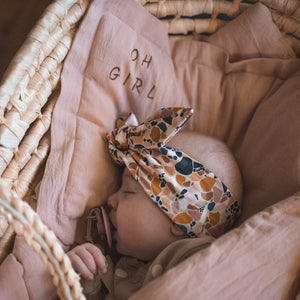 Washed Cotton Baby Swaddle Quilt by Malomi Kids