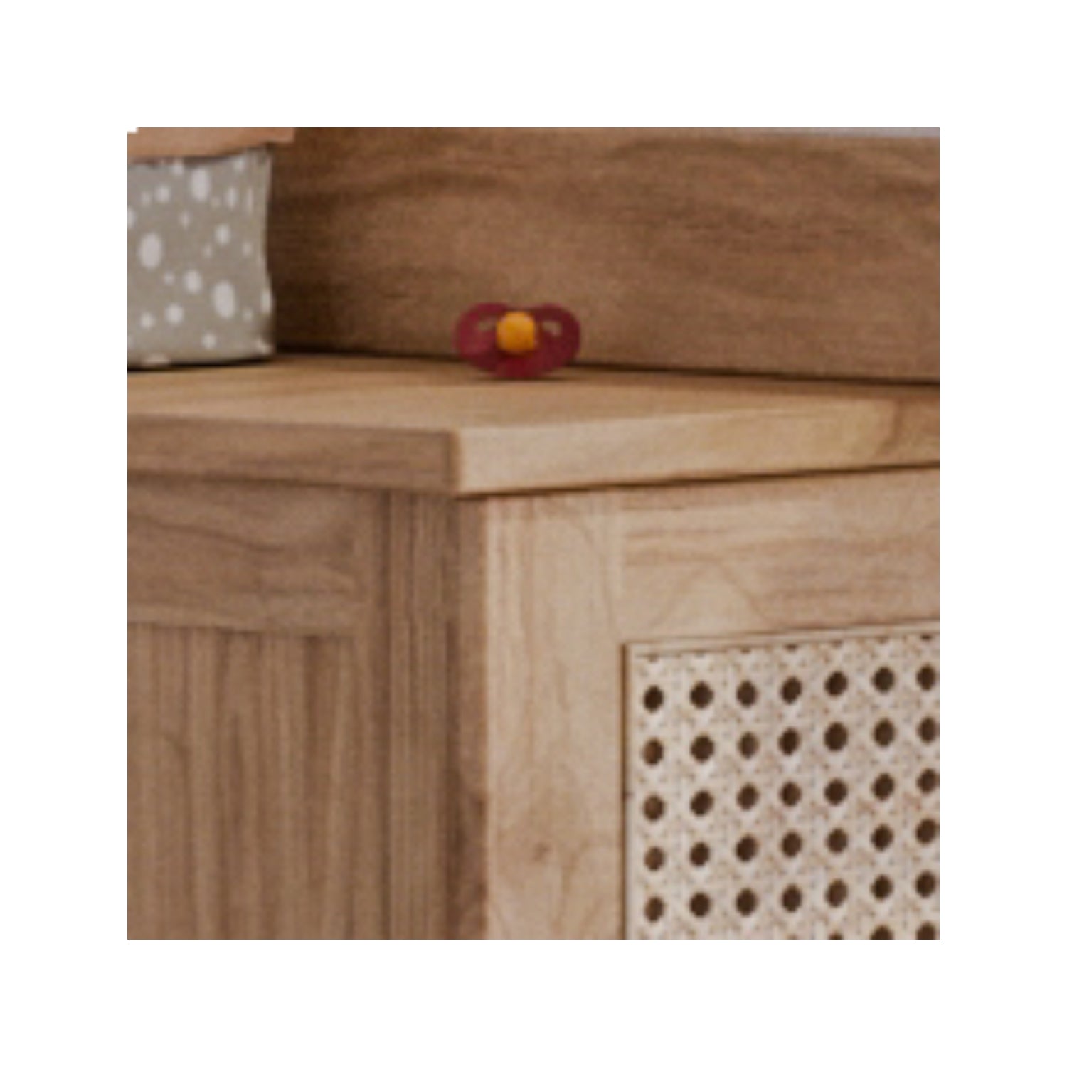 NAMI BOIS Chest of Drawers - Natural / Rattan