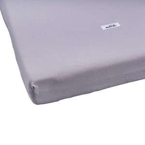 Washed Cotton Fitted Sheet by Malomi Kids