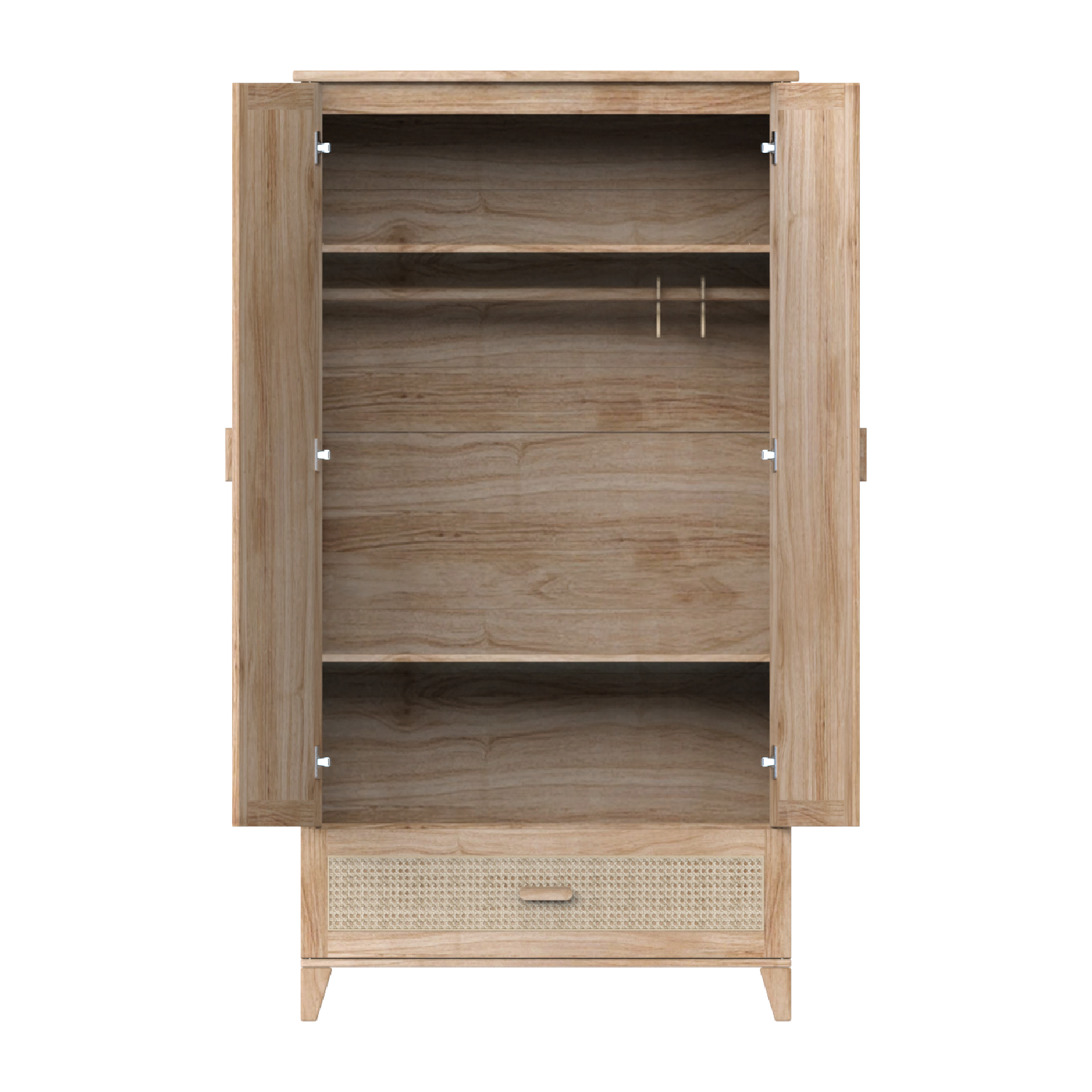 NAMI BOIS Wardrobe - Natural / Rattan