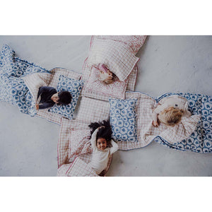 Denim Lions Sleeping Bag with Pillow by Malomi Kids