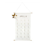 Personalised Advent Calendar White by Malomi Kids