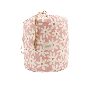Blush Daisies Sleeping Bag with Pillow by Malomi Kids