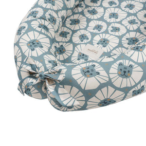 Denim Lions Baby Nest by Malomi Kids