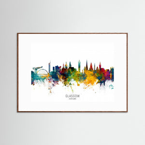 Glasgow Scotland Skyline by Michael Tompsett