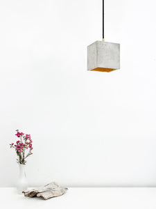 [B1] Pendant Light Grey Cubic, GANTlights Berlin- D40Studio