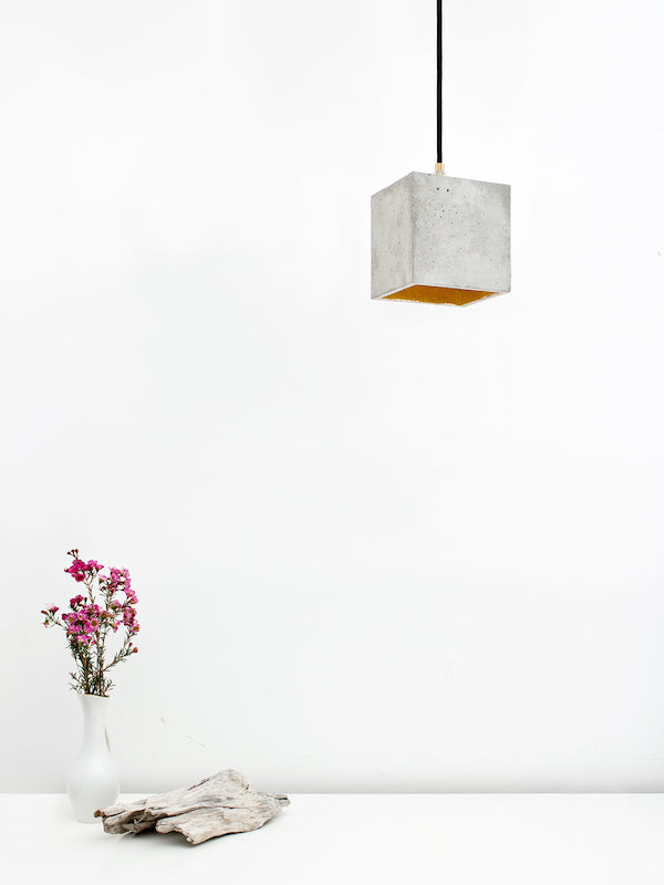 [B1] Pendant Light Grey Cubic, GANTlights Berlin- D40Studio
