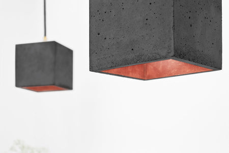 [B1] Pendant Dark Grey Cubic, GANTlights Berlin- D40Studio