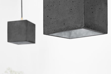 [B1] Pendant Dark Grey Cubic, GANTlights Berlin- D40Studio