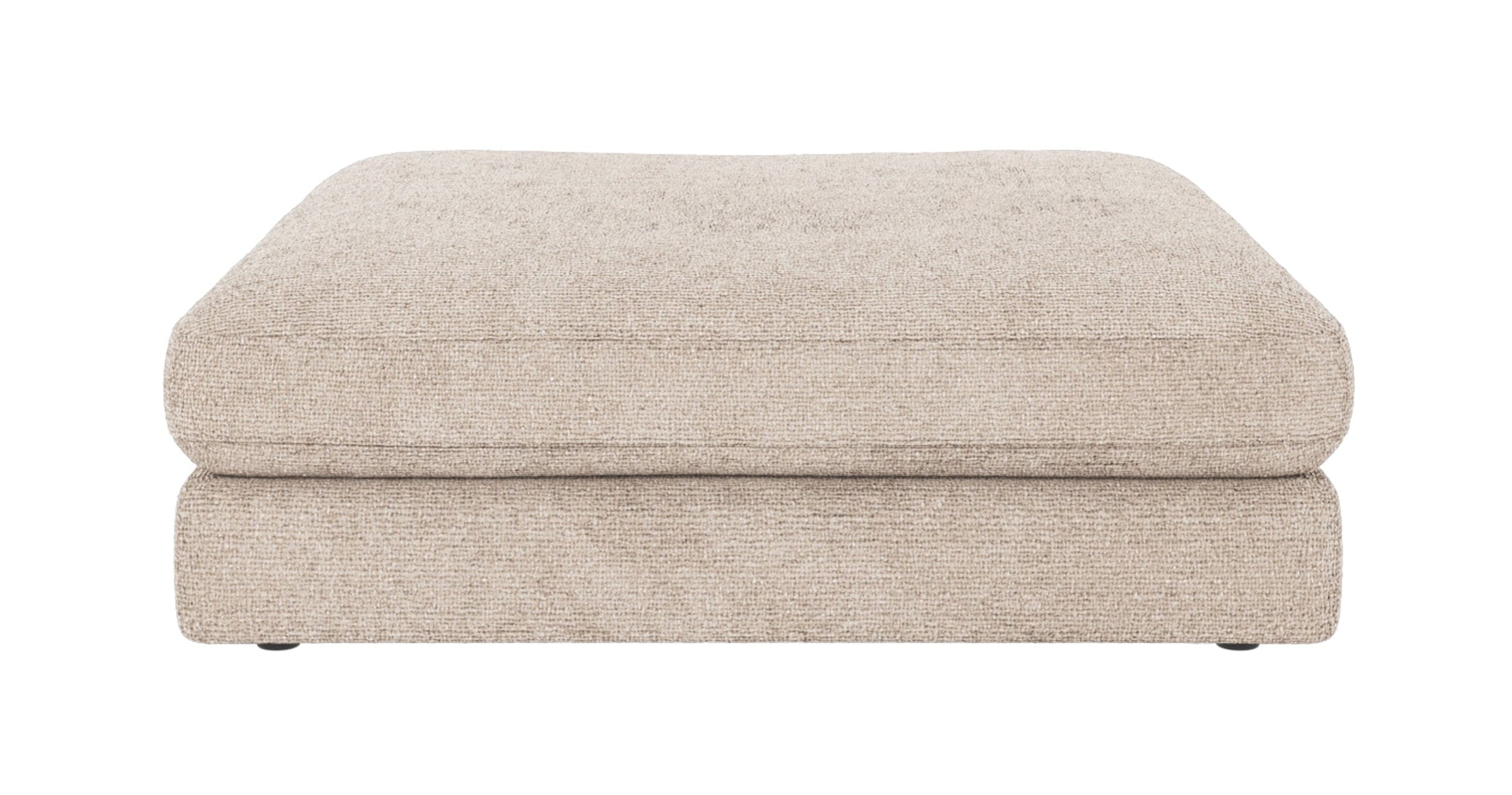 Duncan Footstool – Light Grey – 1