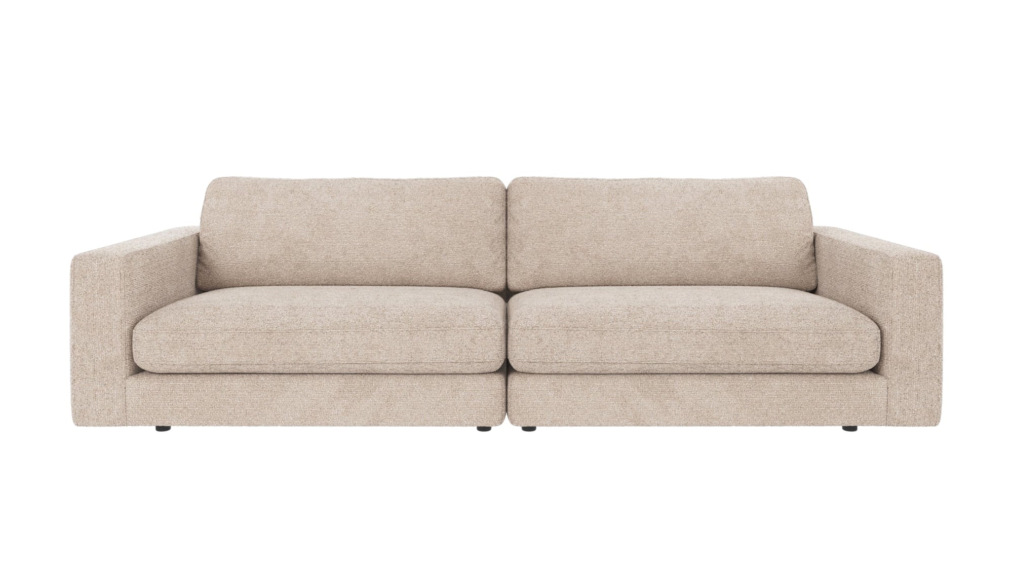 Duncan 3-Seater Sofa – Light Grey – 1